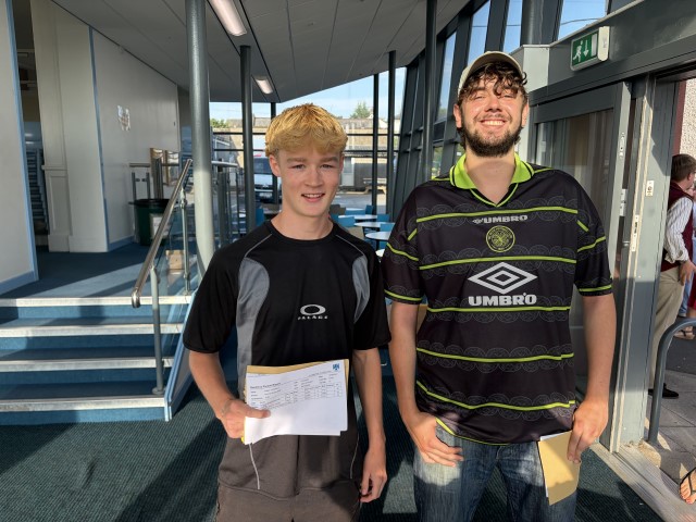 Students with exam results