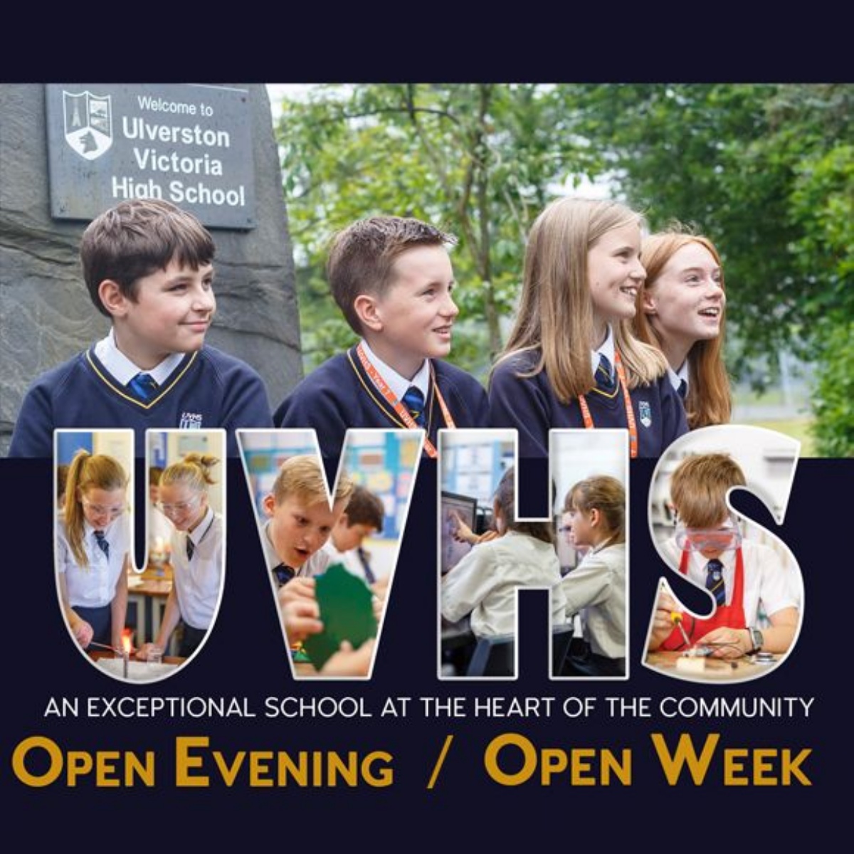 Ulverston Victoria High School - UVHS Open Evening & Open Week